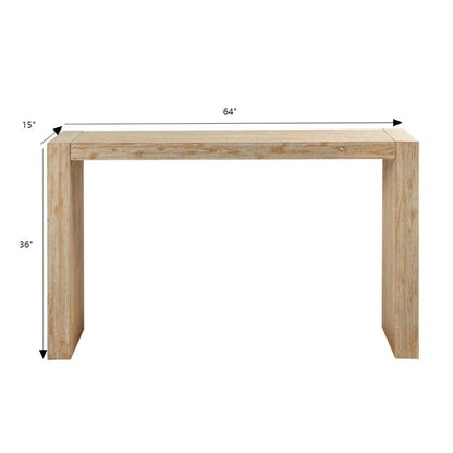 Modern Design Console Table In Tobago Smoke