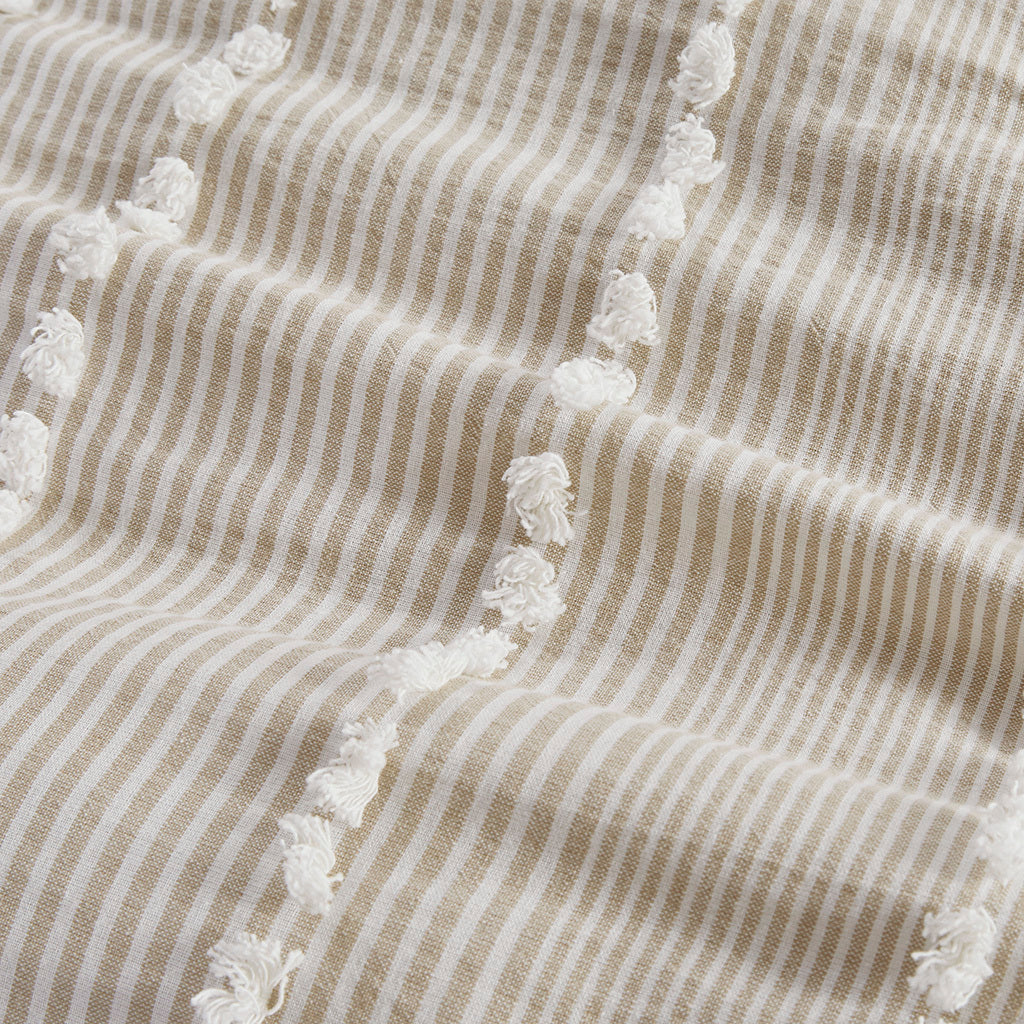 Full Queen Cotton Yarn Dyed Comforter Set