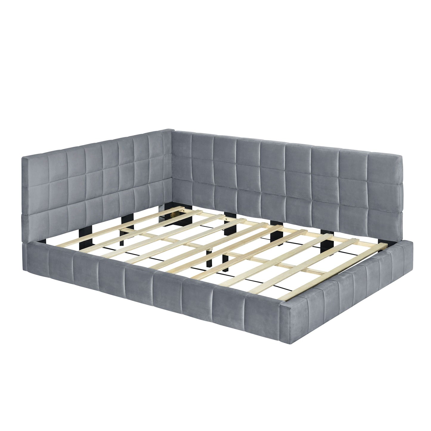 the Elegant Mid Century Modern Velvet Daybed