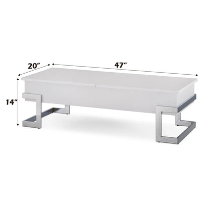 Calmam High Gloss Coffee Table With Lift Top