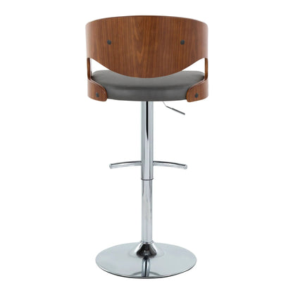 Pino Mid Century Modern Adjustable Bar Stool