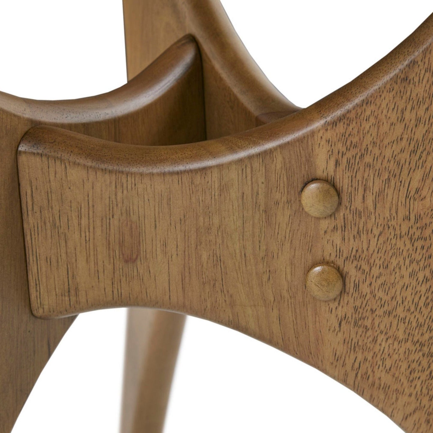Triangle Table With Unique Design and Elm Finish