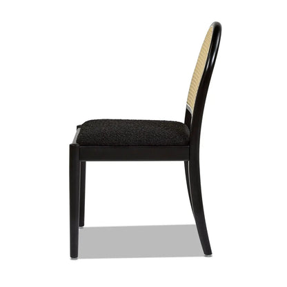 Panama Curved Cane Side Dining Chair Set of 2