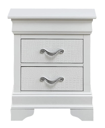 Decorative Nightstand with Modern Accents