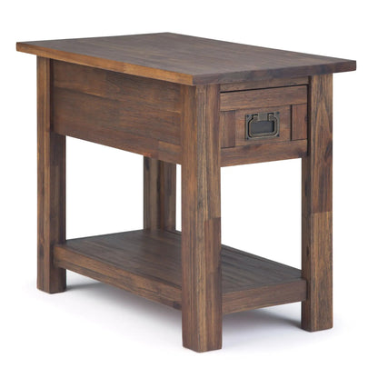 Monroe Handcrafted Side Table and the Acacia Wood