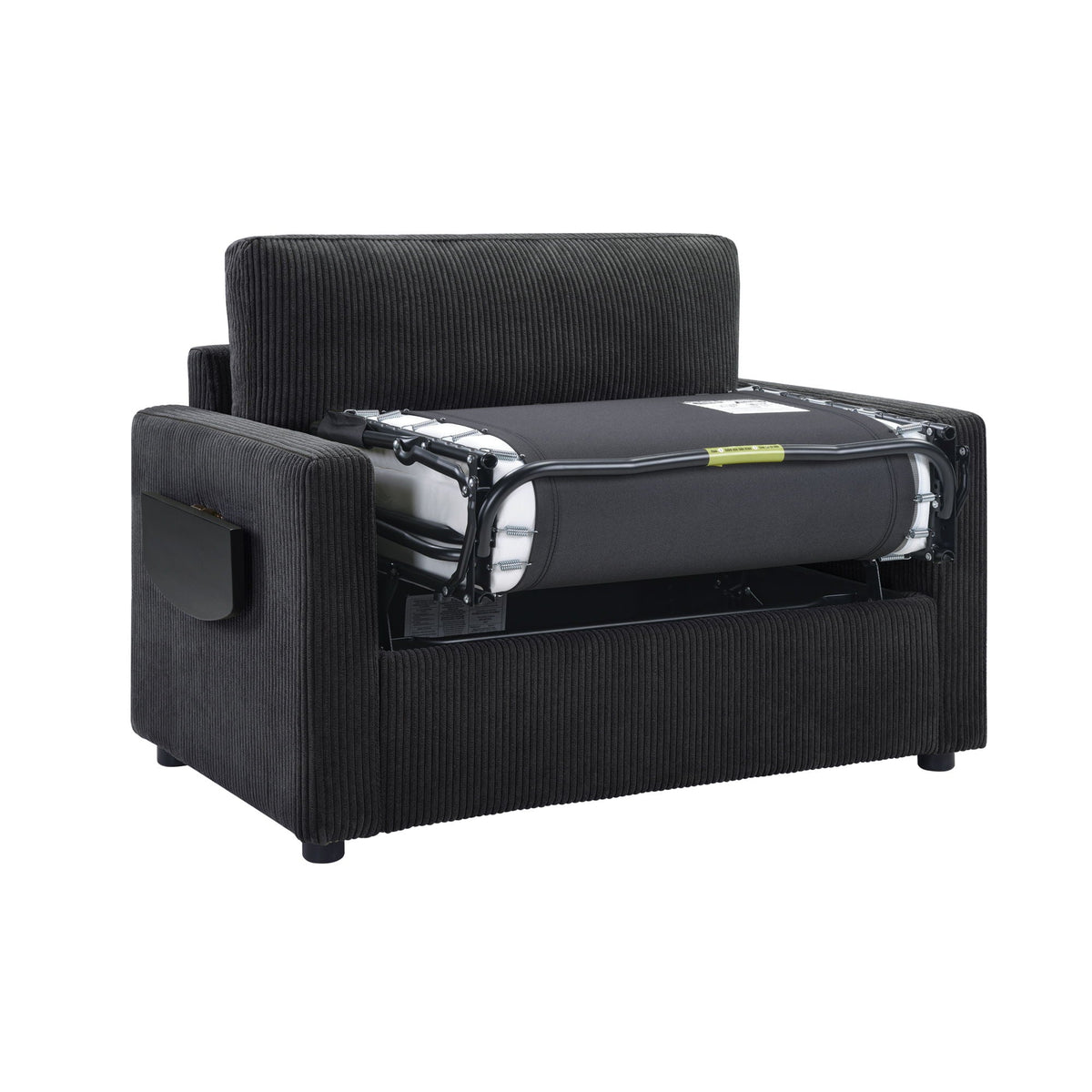 Foldable Sleeper Sofa with USB Ports and Storage