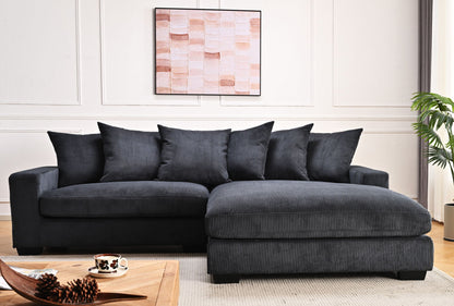 Luxe Oversized 2 Piece Sectional Sofa for Living