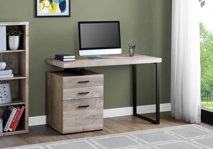 Left or Right Computer Desk with Ample Drawers