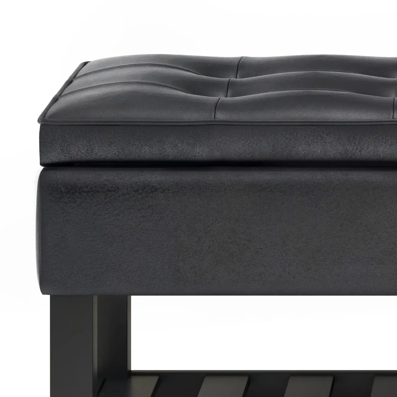 Cosmopolitan Storage Ottoman Bench Open Bottom