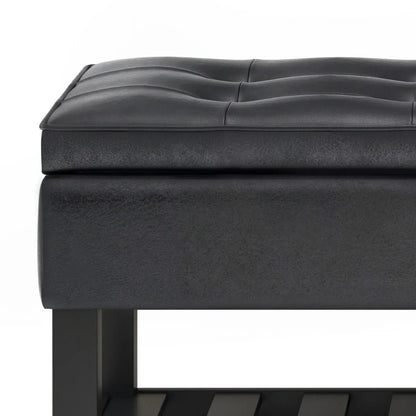 Cosmopolitan Storage Ottoman Bench Open Bottom