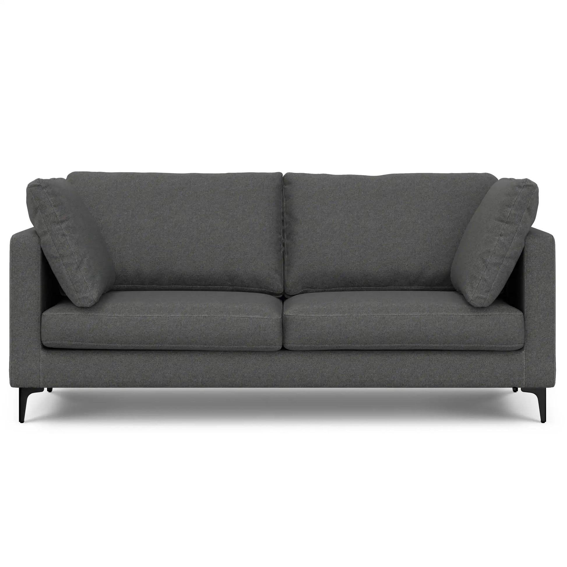 Ava Mid Century Upholstered Sofa by Unique Piece Furniture in gray fabric on Tampa Home & Garden Store