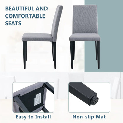 Versatile Dining Chairs with Comfortable Design