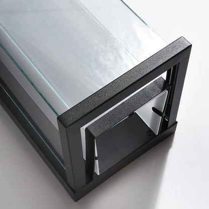 Tempered Glass and Dusk to Dawn Outdoor Sconce