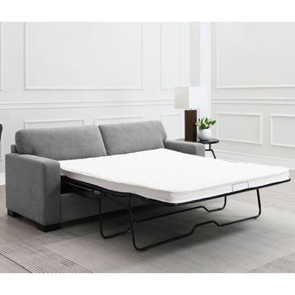 The Gray Queen Sleeper Sofa With Wood Frame