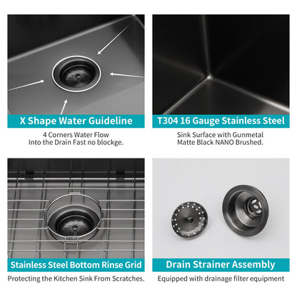 Undermount Kitchen Sink And Deep Single Bowl