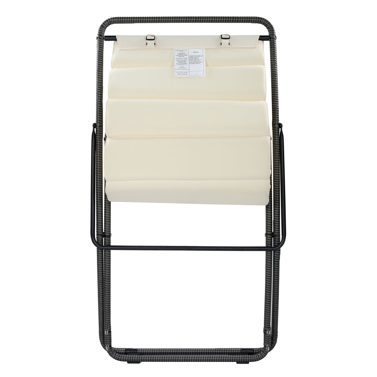 Pair of Outdoor Chairs with Adjustable Backrest