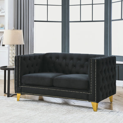 Upholstered Chesterfield Sofa for Living Room