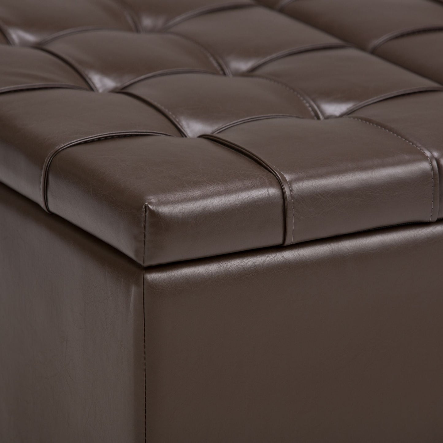 Harrison Upholstered Coffee Table Storage Ottoman