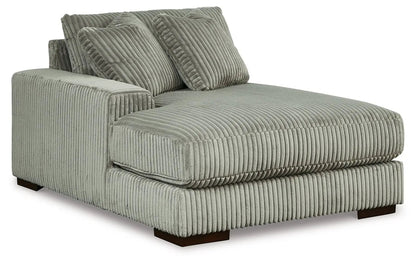 Lindyn Sectional Sofa with Cord Upholstery