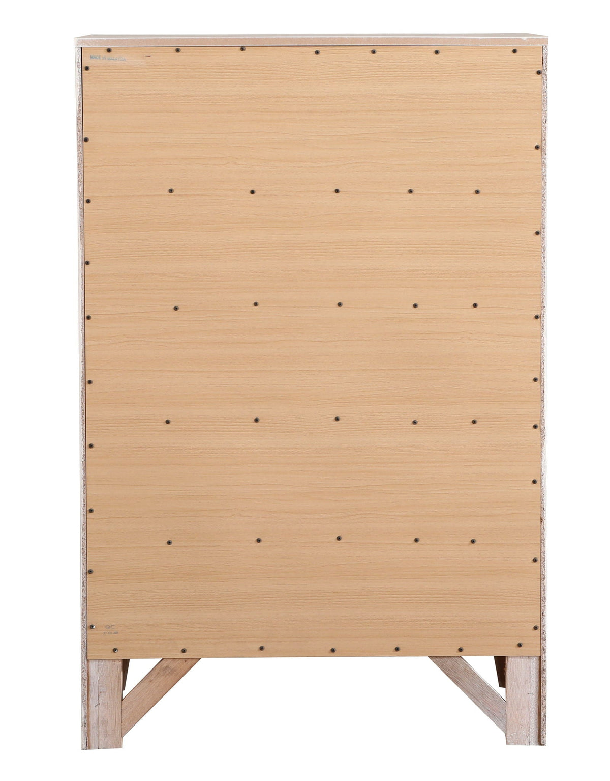Accent Chest with Molded Resin Drawers in multiple colors, natural wood back with screws on Tampa Home & Garden Store