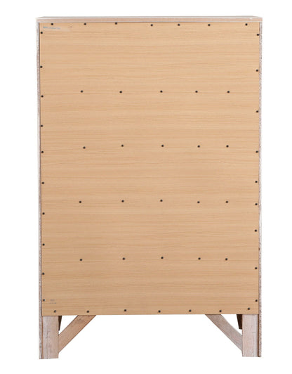 Accent Chest with Molded Resin Drawers in multiple colors, natural wood back with screws on Tampa Home & Garden Store