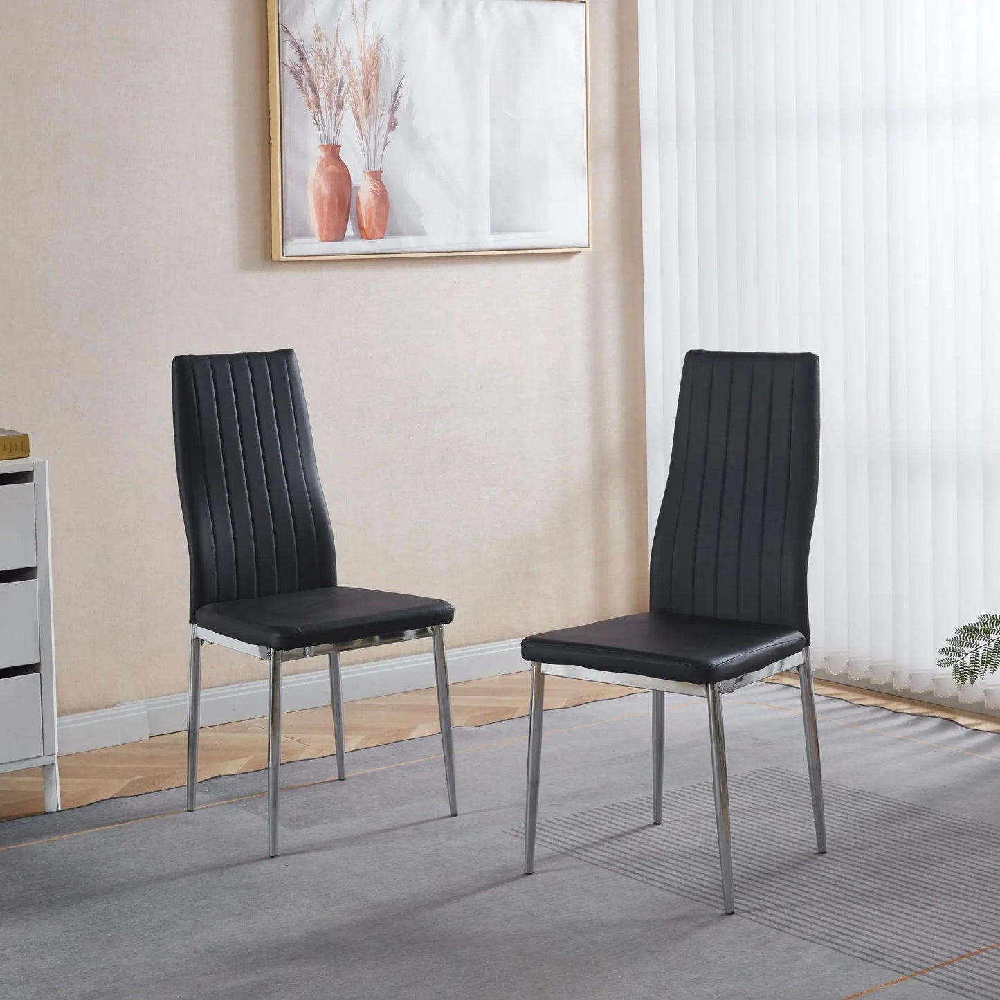 Minimalist Design Dining Chairs Set of 4