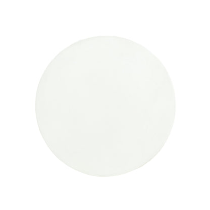 Outdoor Round Concrete Antique White Side Table top close-up on Tampa Home & Garden Store