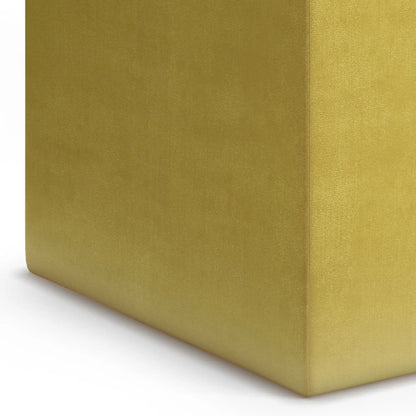 Rockwood Upholstered Cube Ottoman with Tray