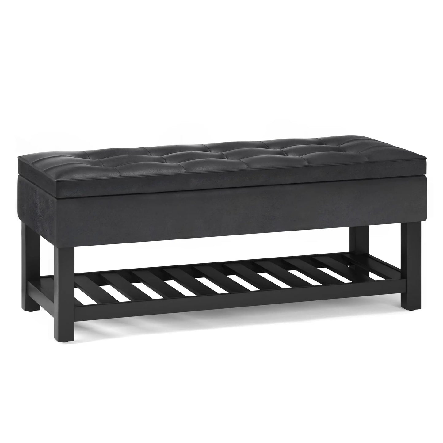 Cosmopolitan Storage Ottoman Bench Open Bottom