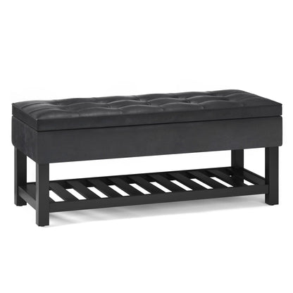 Cosmopolitan Storage Ottoman Bench Open Bottom