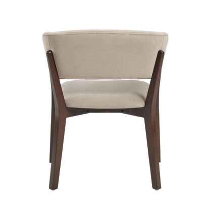 Blake Solid Beech Wood Modern Dining Armchair