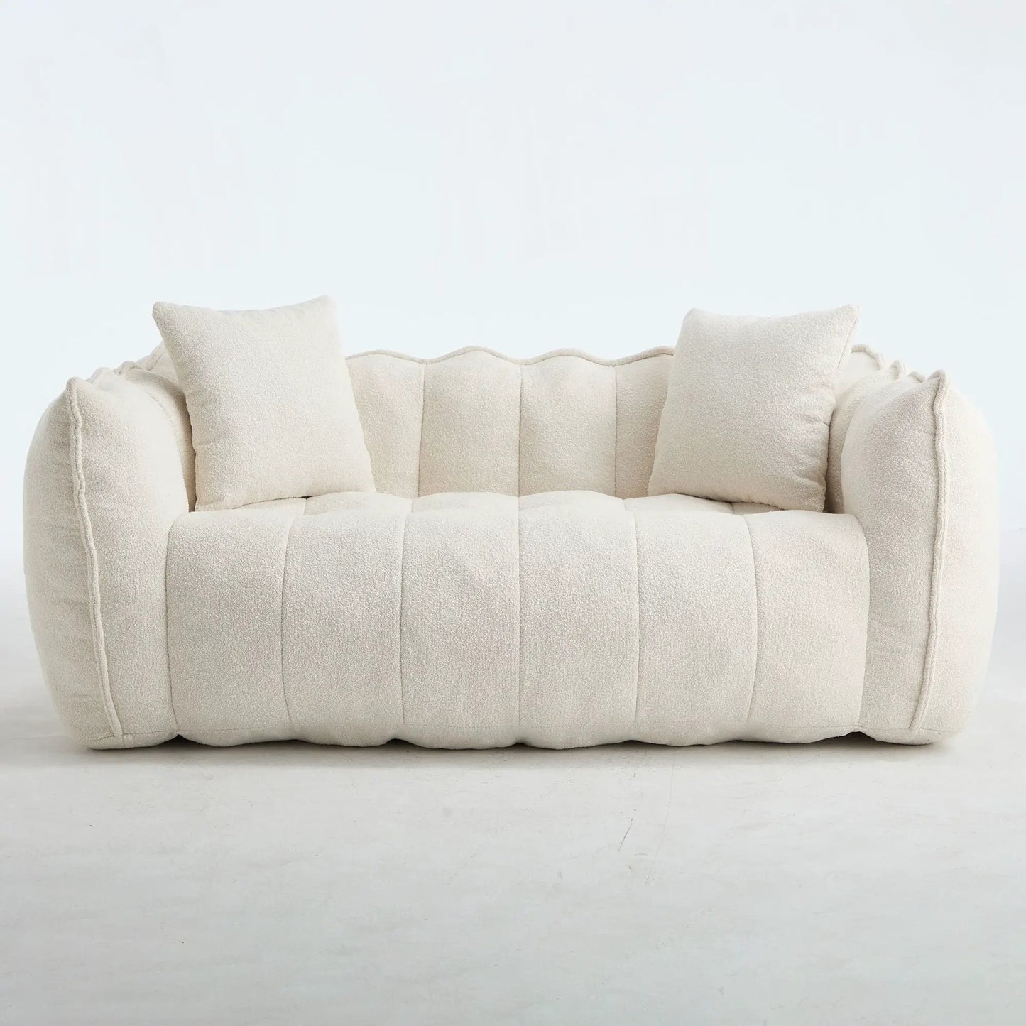 Cozy Beanbag Chair With Resilient Foam Core For 2