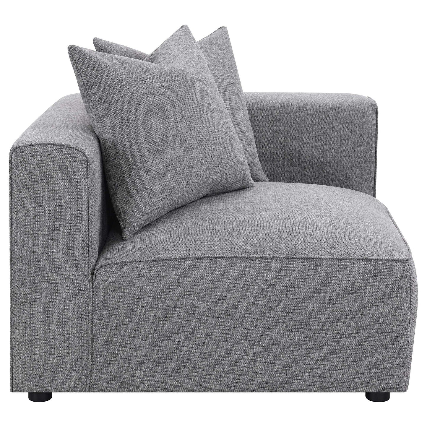 Amherst gray modular sectional with cushions, 2-piece living room set by HouseOfZazla on Tampa Home & Garden Store