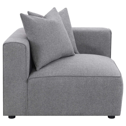 Amherst gray modular sectional with cushions, 2-piece living room set by HouseOfZazla on Tampa Home & Garden Store