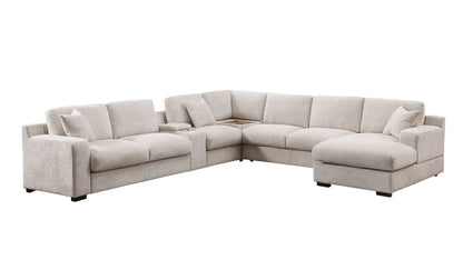 Celine Fabric Corner Sectional Sofa Right Chaise