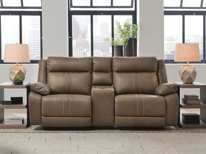 Max-Momentum reclining sectional in brown leather by Unique Piece Furniture on Tampa Home & Garden Store