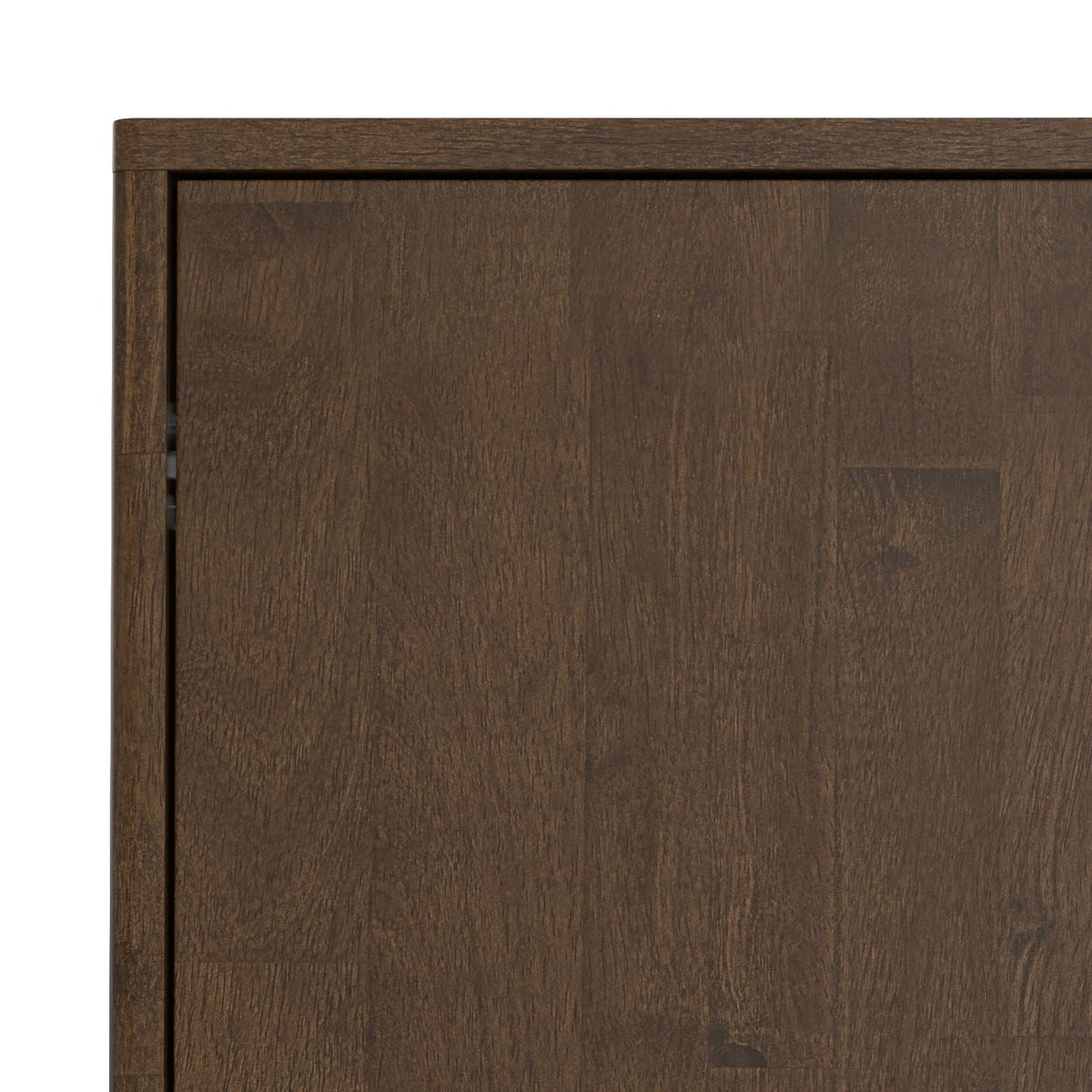Harper Walnut Brown 2-Door Sideboard Buffet front in walnut wood grain by HouseOfZazla on Tampa Home & Garden Store