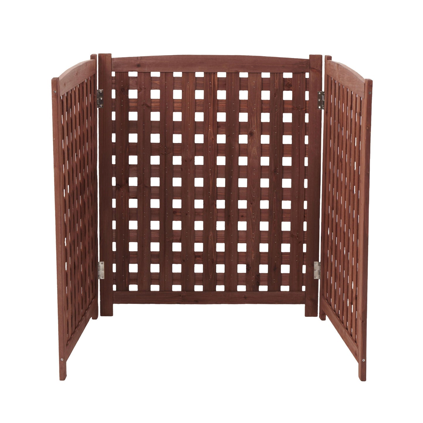 Three Wooden Fences and Outdoor AC Privacy