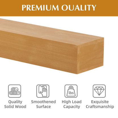 Floating Fireplace Mantel Shelf for Home Decor