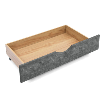 Upholstered Tufted Daybed with Storage Drawers
