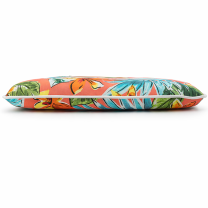 Bright Coral Set of Four Outdoor Chair Cushions