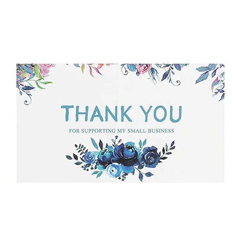 English Holiday Thank You Card for Do It Yourself