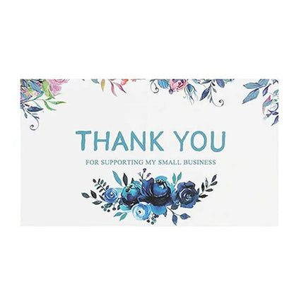 English Holiday Thank You Card for Do It Yourself