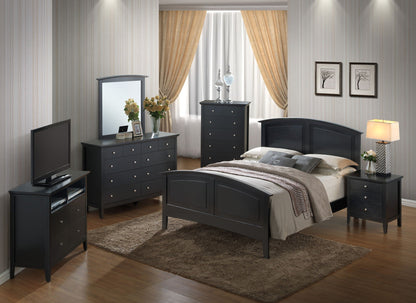 Modern Farmhouse Arch Bed With Real Veneers