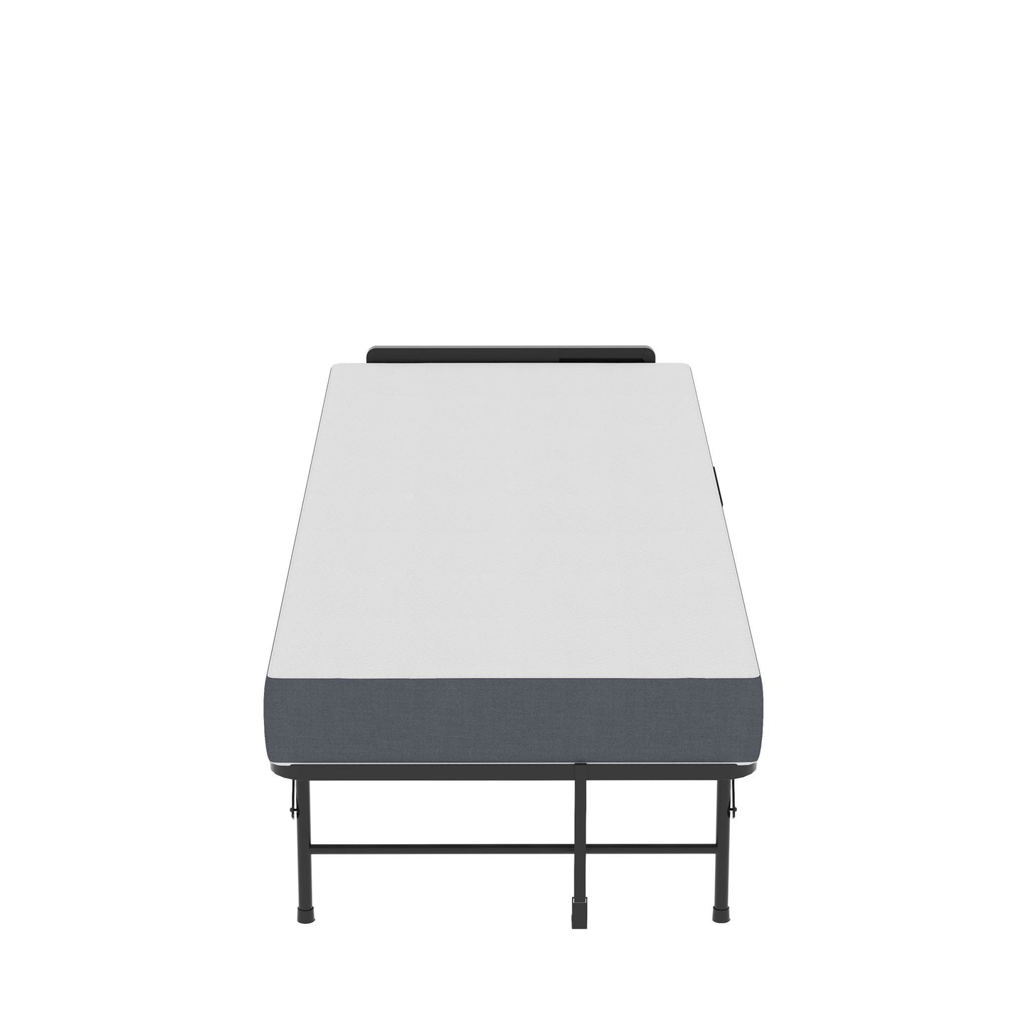 Adjustable Head and Memory Foam Folding Guest Bed