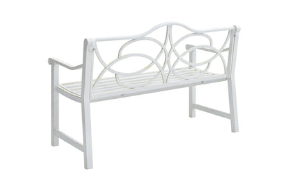 Garden Patio Bench with Backrest and Armrests