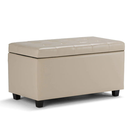 Cosmopolitan Upholstered Storage Ottoman Bench