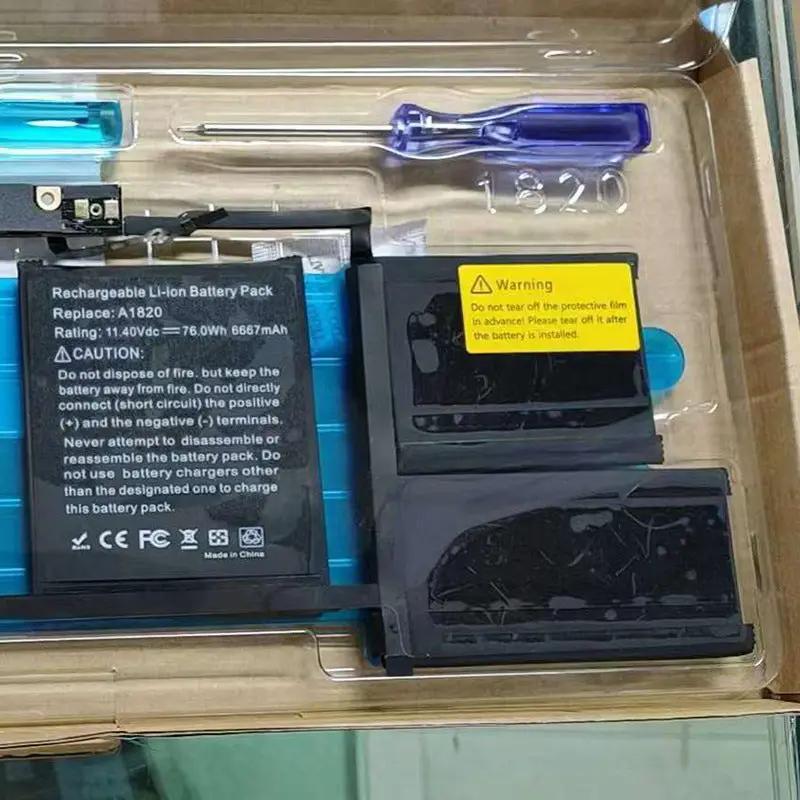 Laptop battery pack FLIPSTYLEZLLC for A1707/A1820, 11.4V 76Wh 6867mAh rechargeable Li-ion on Tampa Home & Garden Store
