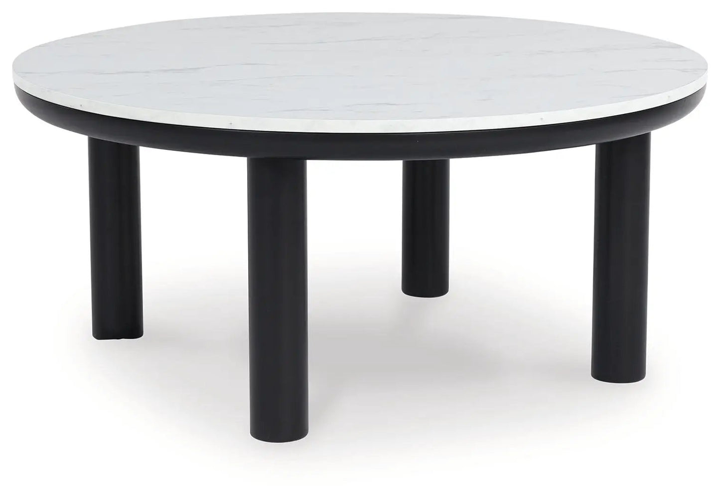Xandrum Occasional Table Set of 3 Black and White