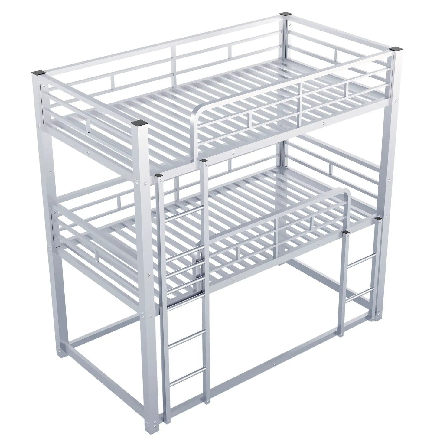 Triple Bunk Bed with Sturdy Construction